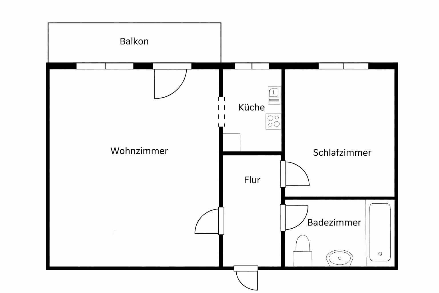 Prodej bytu 2+1 45 m², Chemnitz, Bernsdorf, Sasko Prodej bytu 2+1 45 m², Chemnitz, Bernsdorf, Sasko
