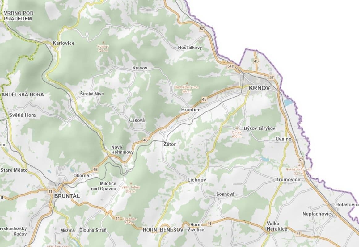 Prodej pozemku 2.055 m², Zátor, Moravskoslezský kraj Prodej pozemku 2.055 m², Zátor, Moravskoslezský kraj