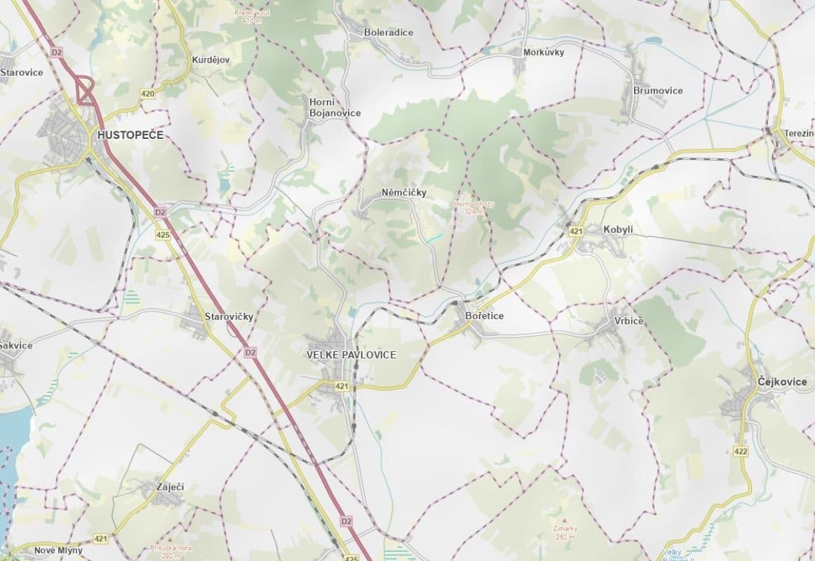Prodej pozemku 2.530 m², Němčičky, Jihomoravský kraj Prodej pozemku 2.530 m², Němčičky, Jihomoravský kraj