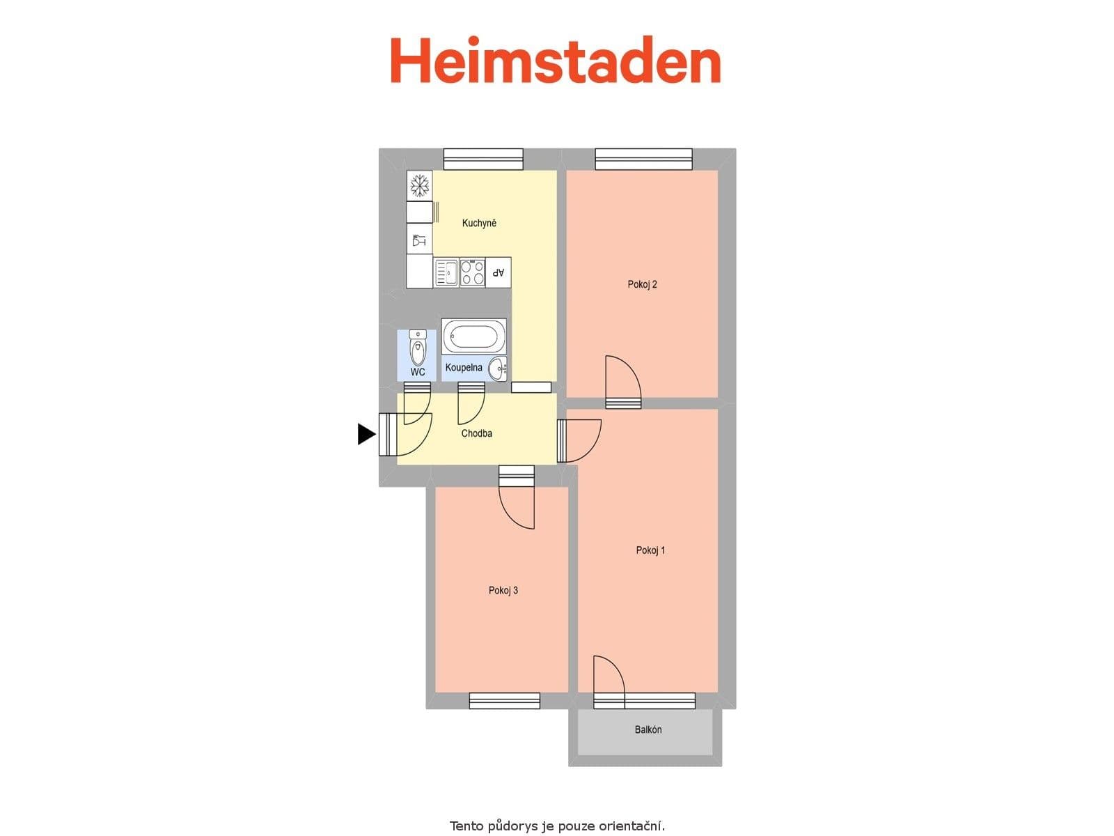 Pronájem bytu 3+1 66 m², Moskevská, Havířov, Moravskoslezský kraj Pronájem bytu 3+1 66 m², Moskevská, Havířov, Moravskoslezský kraj