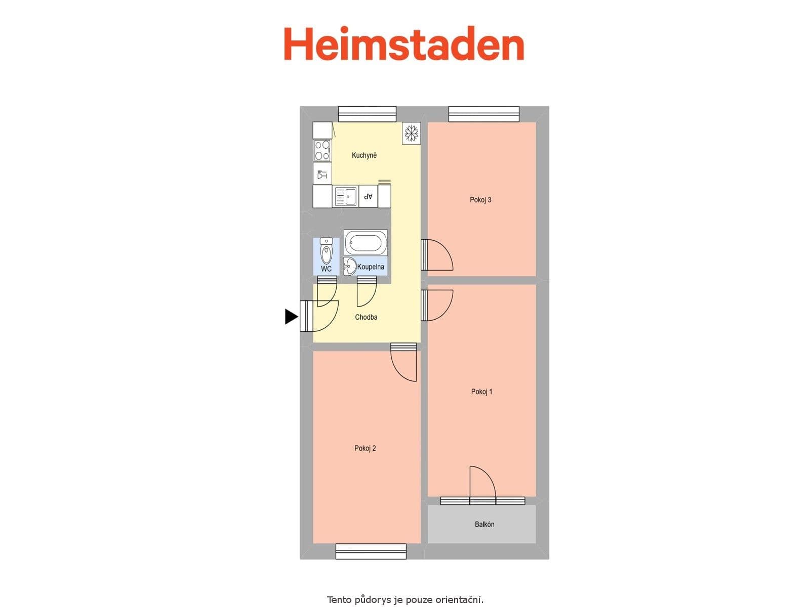 Pronájem bytu 3+1 69 m², Resslova, Havířov, Moravskoslezský kraj Pronájem bytu 3+1 69 m², Resslova, Havířov, Moravskoslezský kraj