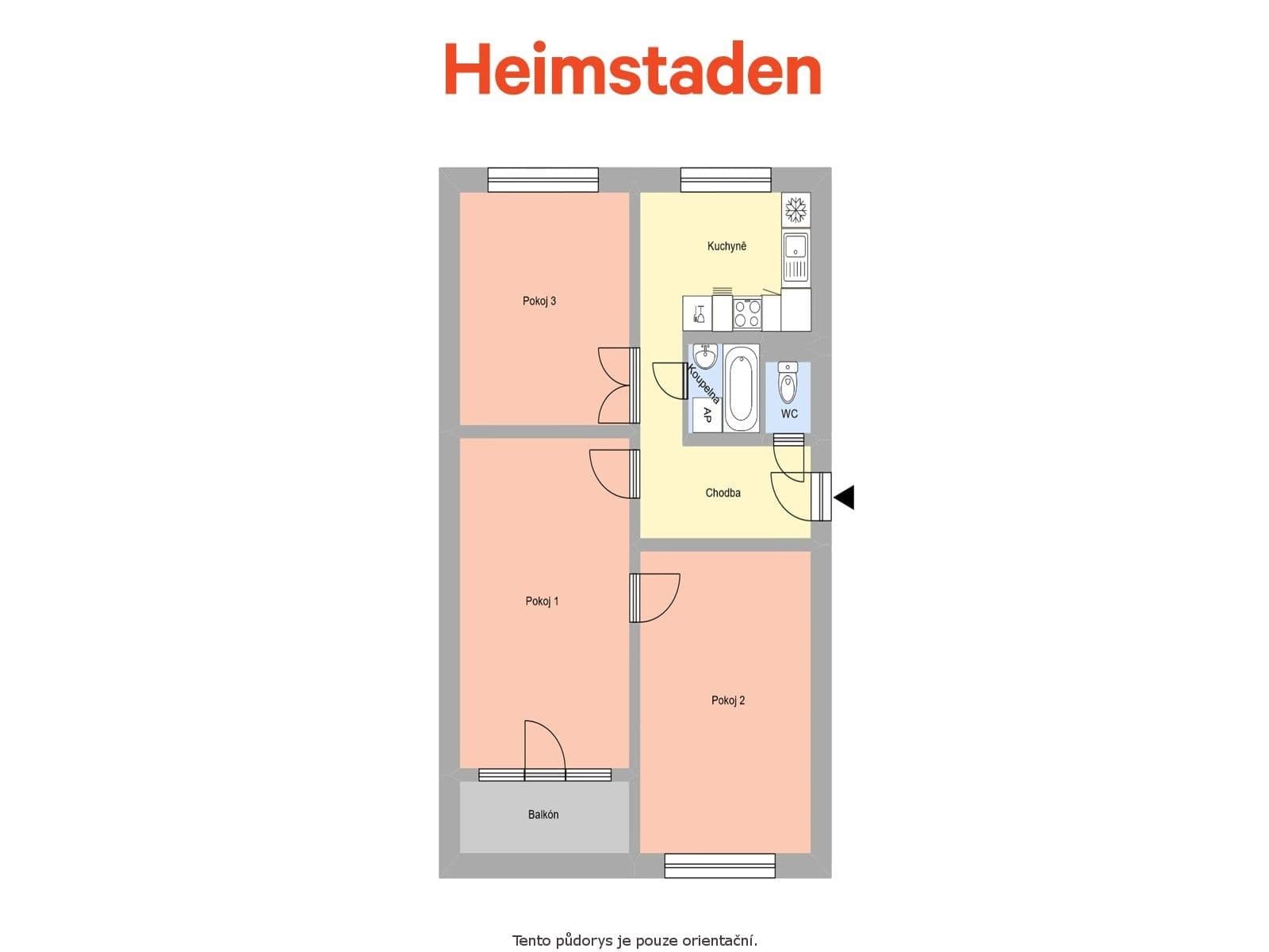 Pronájem bytu 3+1 69 m², Edisonova, Havířov, Moravskoslezský kraj Pronájem bytu 3+1 69 m², Edisonova, Havířov, Moravskoslezský kraj