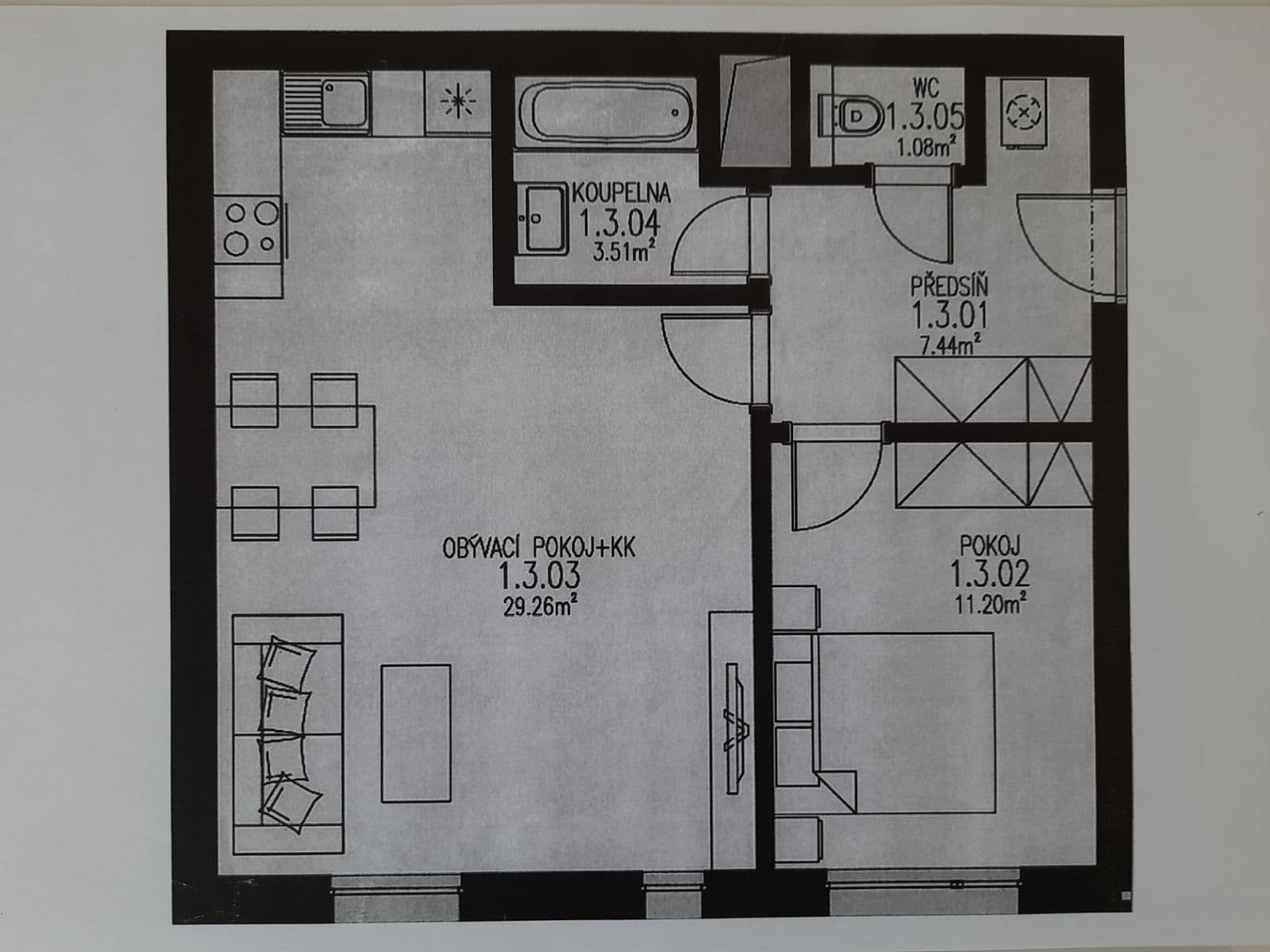 Pronájem bytu 2+kk 56 m², Práčská, Praha, Praha Pronájem bytu 2+kk 56 m², Práčská, Praha, Praha