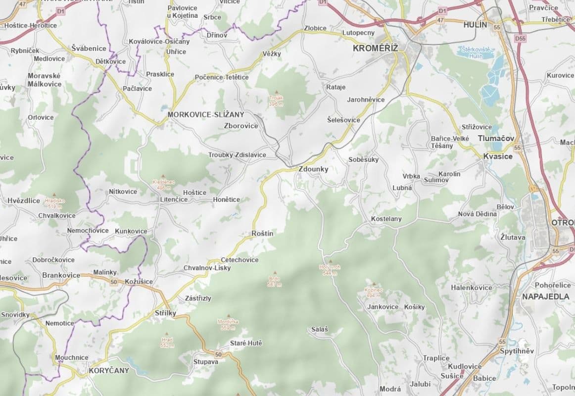 Prodej pozemku 2.269 m², Cetechovice, Zlínský kraj Prodej pozemku 2.269 m², Cetechovice, Zlínský kraj
