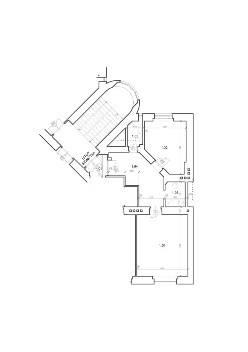 Prodej bytu 2+1 57 m², U Průhonu, Praha, Praha Prodej bytu 2+1 57 m², U Průhonu, Praha, Praha