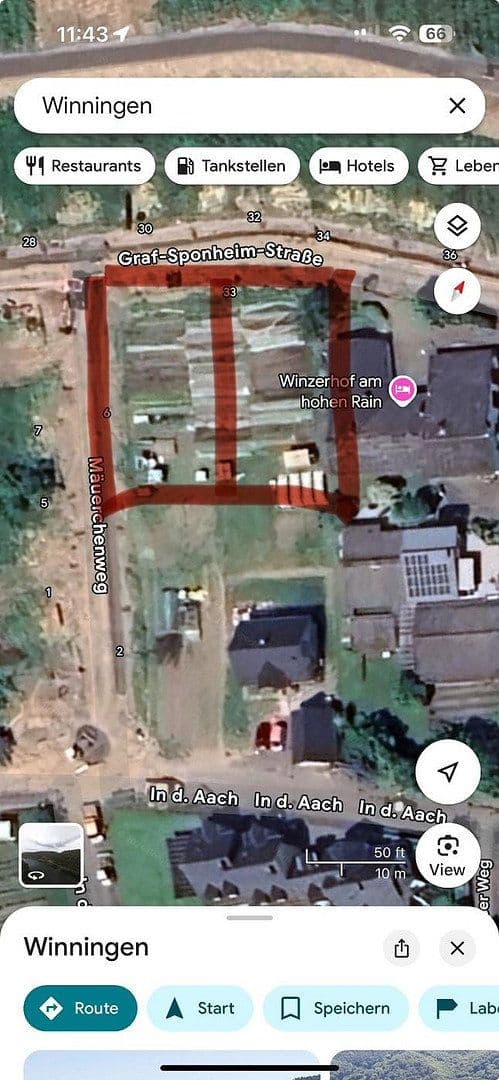 Prodej pozemku 501 m², Im Mäuerchen 5, Winningen, Porýní-Falc Prodej pozemku 501 m², Im Mäuerchen 5, Winningen, Porýní-Falc