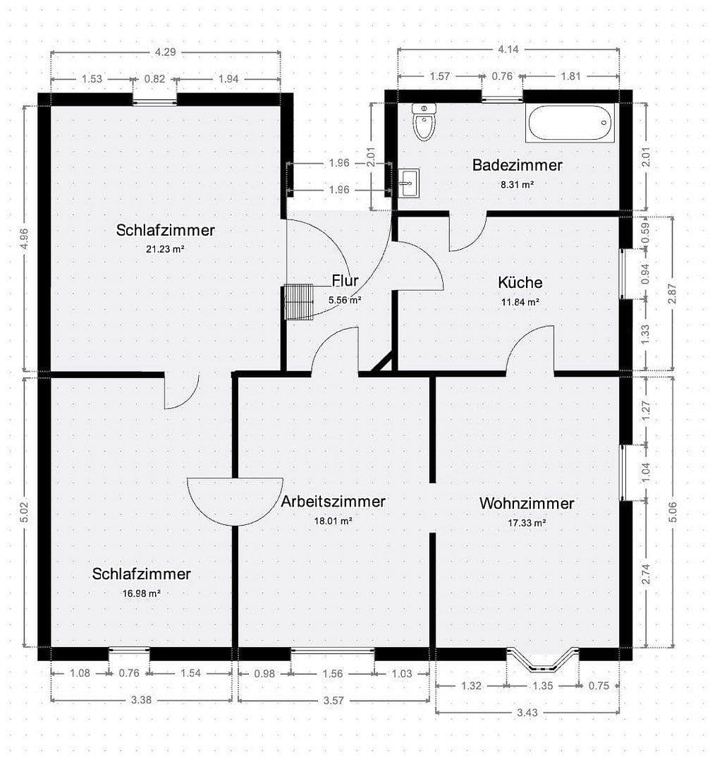 Pronájem bytu 4+1 93 m², Recklinghausen, Severní Porýní-Vestfálsko Pronájem bytu 4+1 93 m², Recklinghausen, Severní Porýní-Vestfálsko