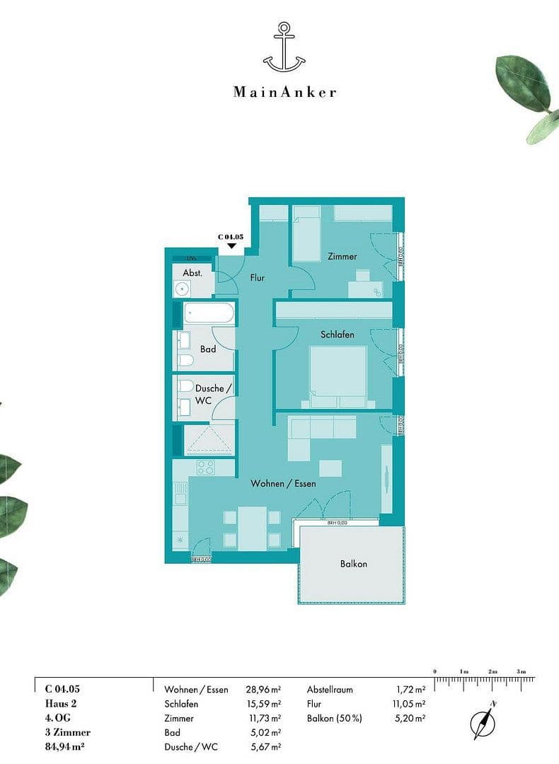 Pronájem bytu 3+1 85 m², Hattersheim am Main, Hessen Pronájem bytu 3+1 85 m², Hattersheim am Main, Hessen