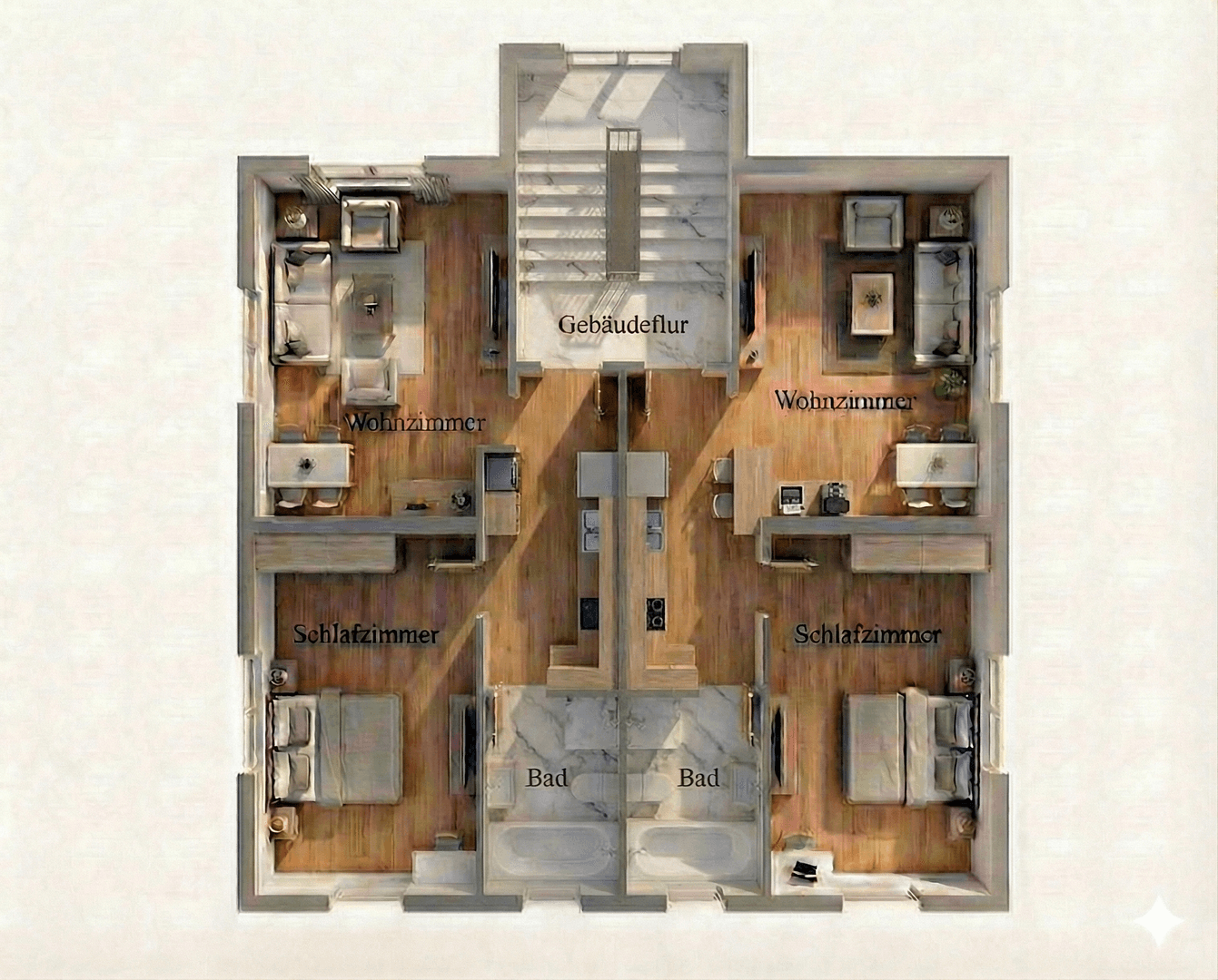 Pronájem bytu 2+1 43 m², Grillparzerweg 41, Wuppertal, Severní Porýní-Vestfálsko Pronájem bytu 2+1 43 m², Grillparzerweg 41, Wuppertal, Severní Porýní-Vestfálsko