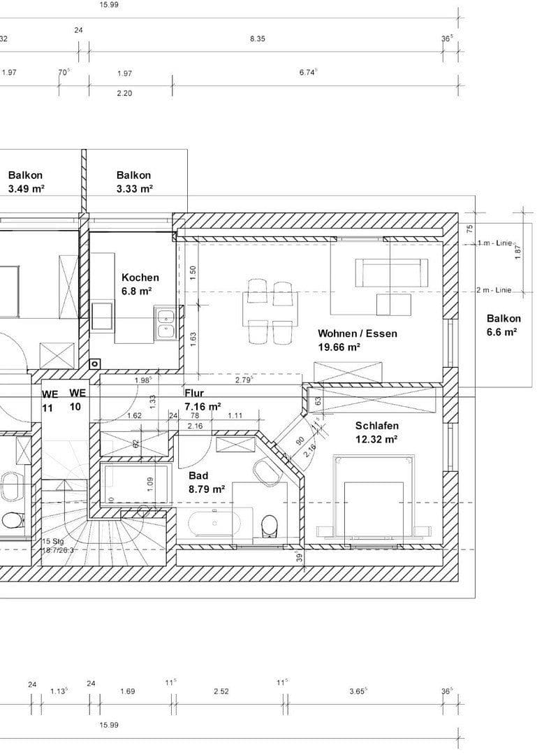 Prodej bytu 2+1 54 m², Ingolstadt, Bavorsko Prodej bytu 2+1 54 m², Ingolstadt, Bavorsko