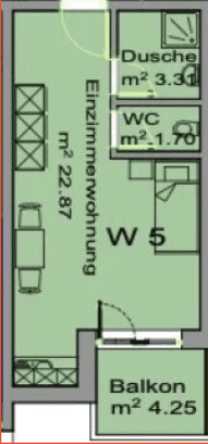 Pronájem bytu 1+1 28 m², Langen bei Bregenz, Gschwend 63, Bregenz, Vorarlbersko Pronájem bytu 1+1 28 m², Langen bei Bregenz, Gschwend 63, Bregenz, Vorarlbersko