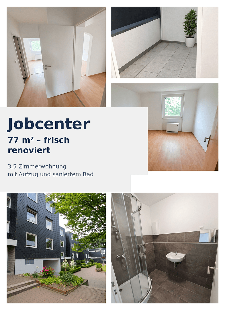 Pronájem bytu 3+kk 77 m², Talaue 27, Dorsten, Severní Porýní-Vestfálsko Pronájem bytu 3+kk 77 m², Talaue 27, Dorsten, Severní Porýní-Vestfálsko