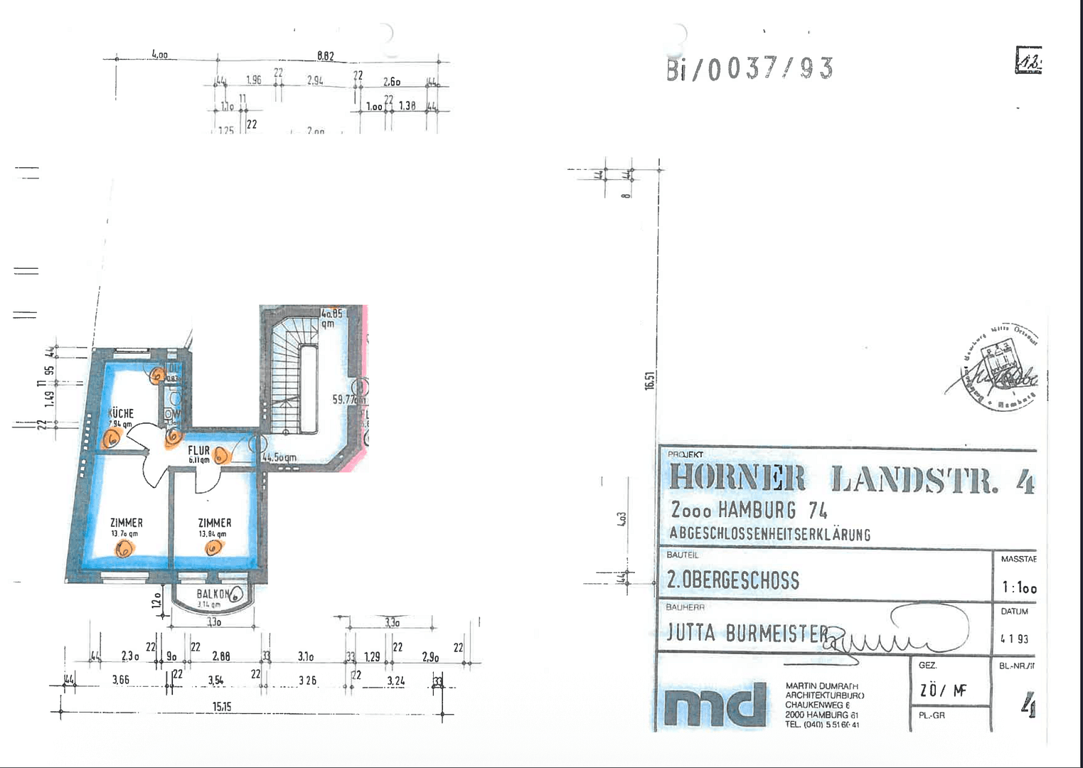 Prodej bytu 2+1 45 m², Hamburg, Hamburg Prodej bytu 2+1 45 m², Hamburg, Hamburg