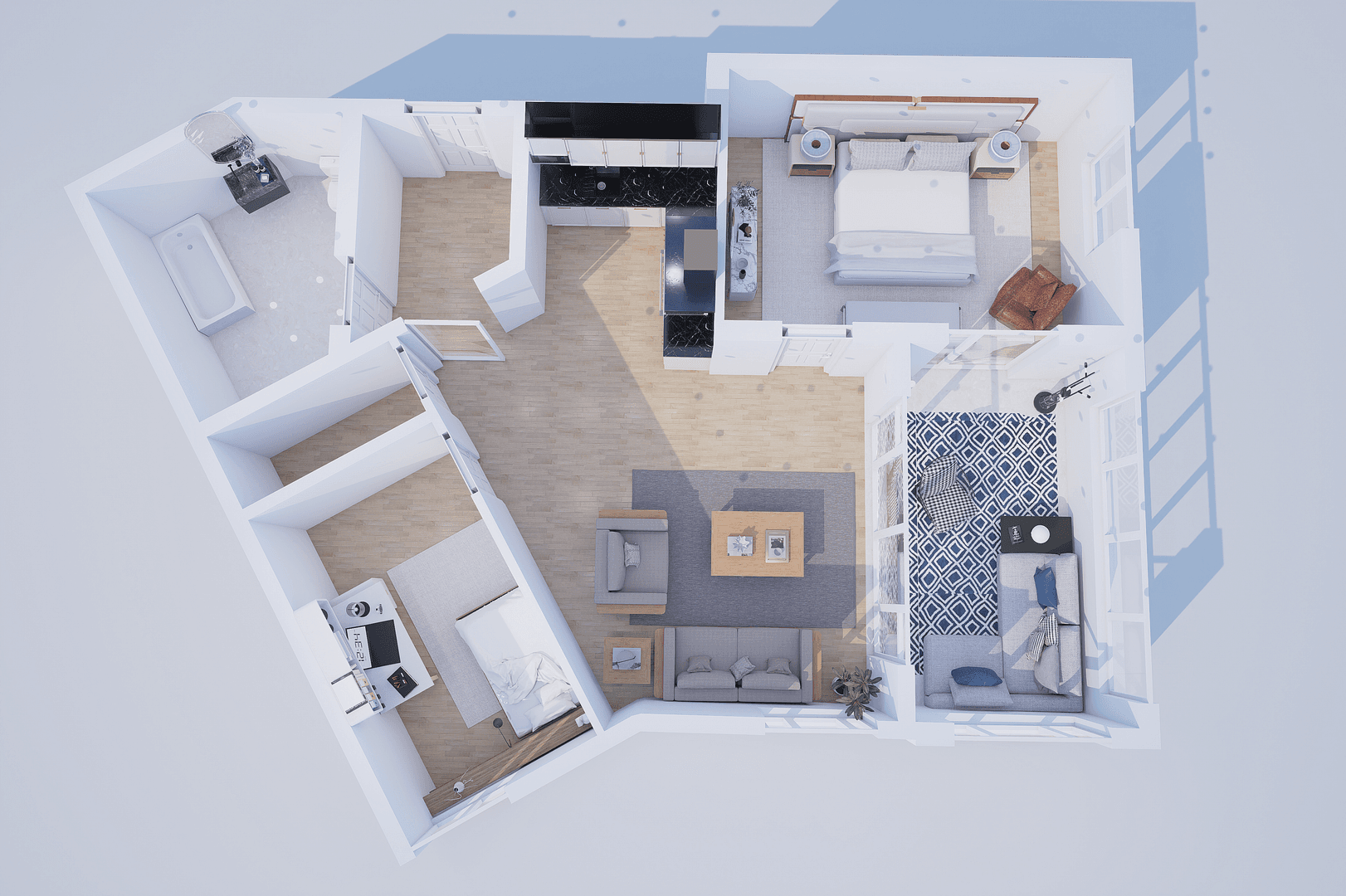 Pronájem bytu 3+1 76 m², Eschollbrücker Straße 8, Darmstadt, Hessen Pronájem bytu 3+1 76 m², Eschollbrücker Straße 8, Darmstadt, Hessen