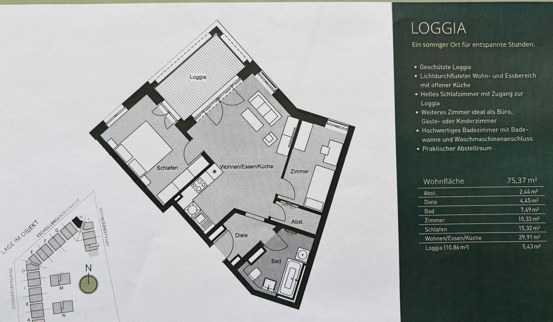 Pronájem bytu 3+1 76 m², Eschollbrücker Straße 8, Darmstadt, Hessen Pronájem bytu 3+1 76 m², Eschollbrücker Straße 8, Darmstadt, Hessen