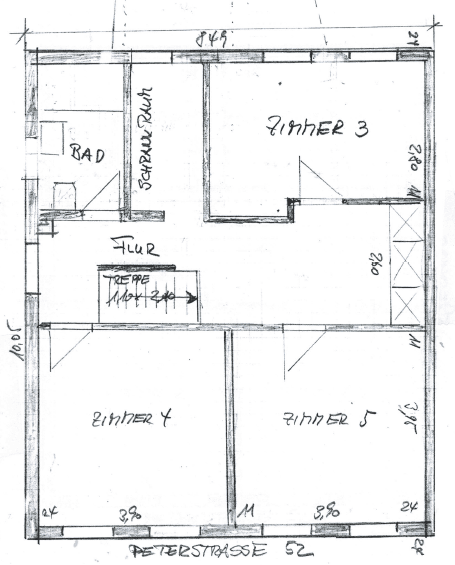 Pronájem bytu 16 m², Peterstraße 52, Elmshorn, Šlesvicko-Holštýnsko Pronájem bytu 16 m², Peterstraße 52, Elmshorn, Šlesvicko-Holštýnsko