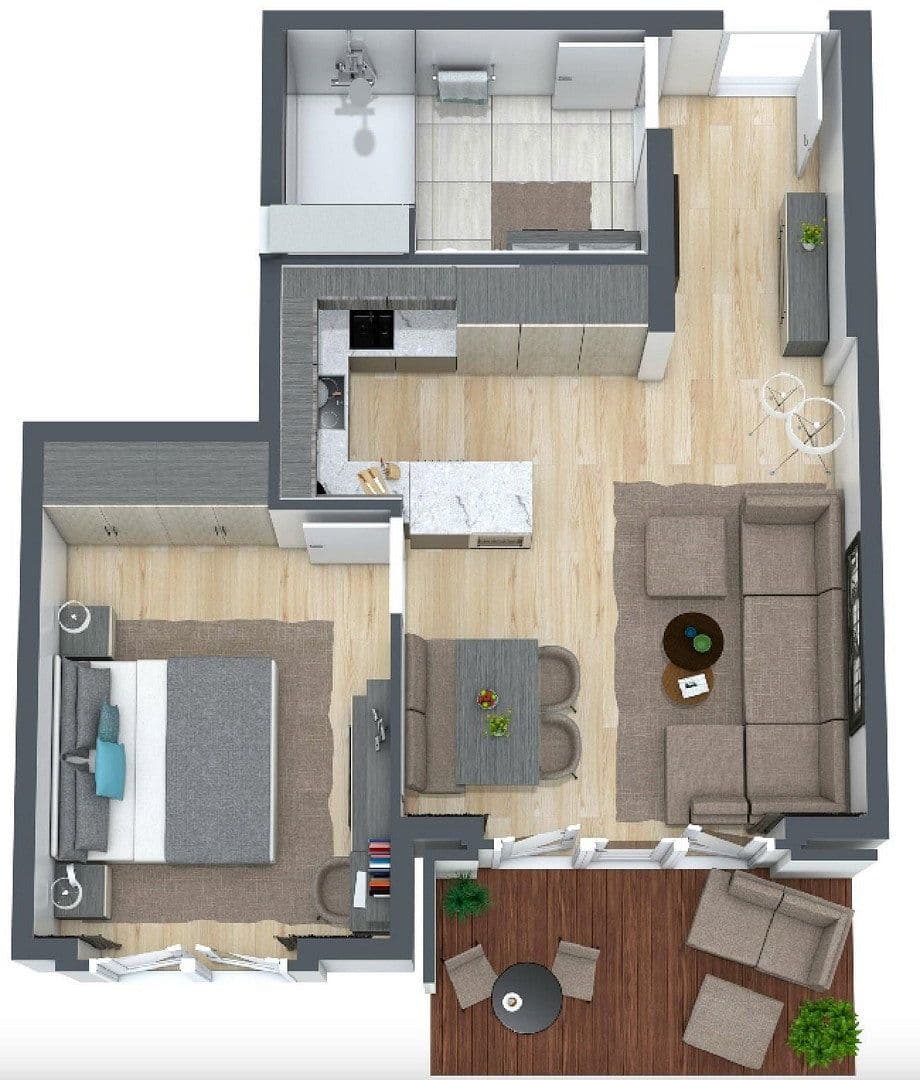 Pronájem bytu 2+1 65 m², München, Bavorsko Pronájem bytu 2+1 65 m², München, Bavorsko