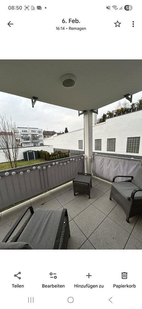 Pronájem bytu 2+1 71 m², Remagen, Porýní-Falc Pronájem bytu 2+1 71 m², Remagen, Porýní-Falc