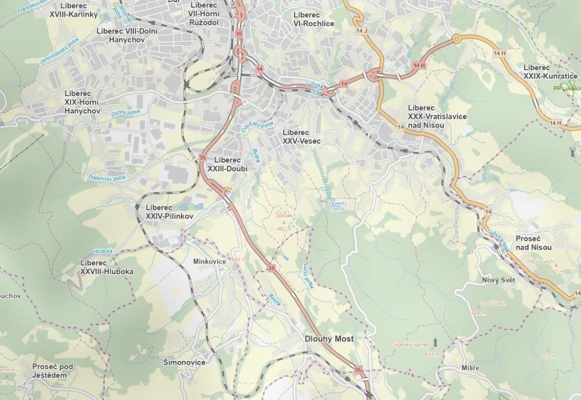 Prodej pozemku 2.397 m², Dlouhý Most, Liberecký kraj Prodej pozemku 2.397 m², Dlouhý Most, Liberecký kraj