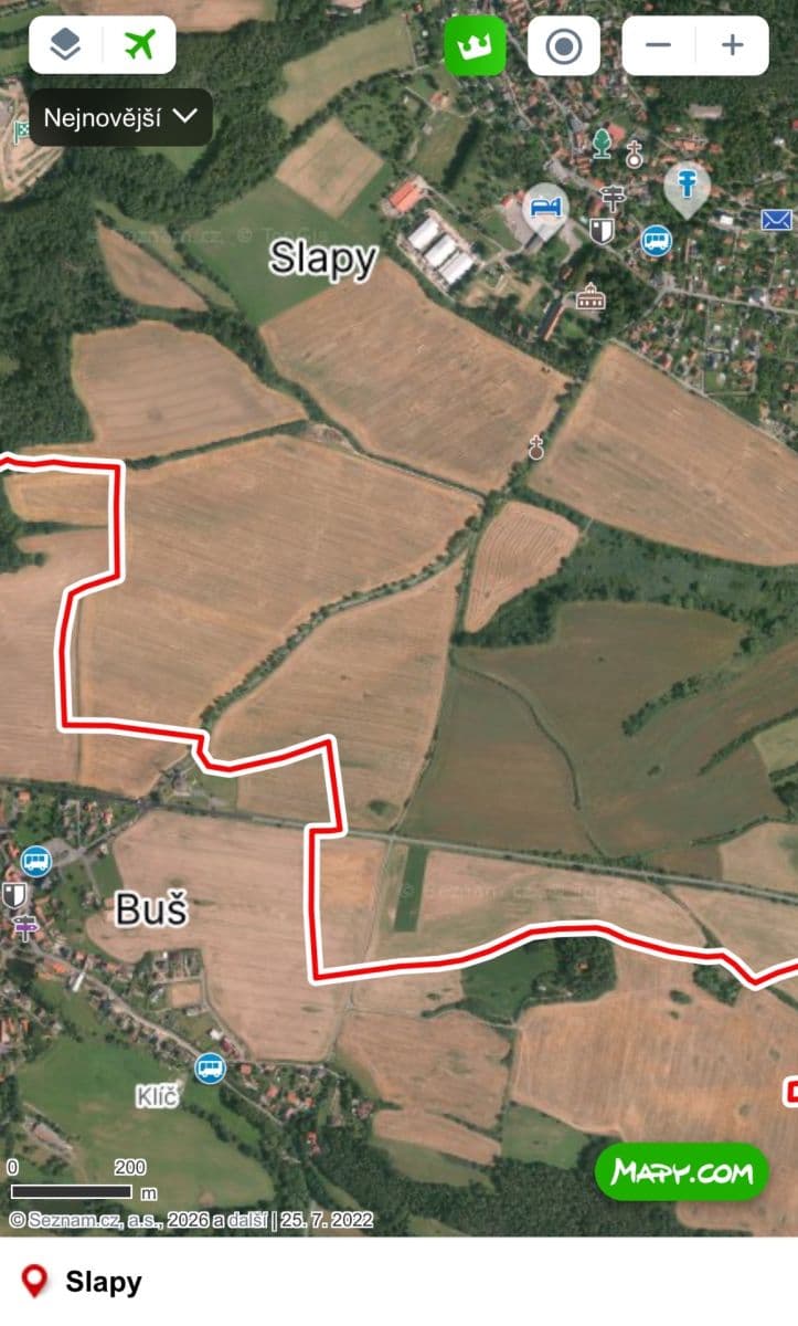 Prodej pozemku 8.321 m², Slapy, Středočeský kraj Prodej pozemku 8.321 m², Slapy, Středočeský kraj