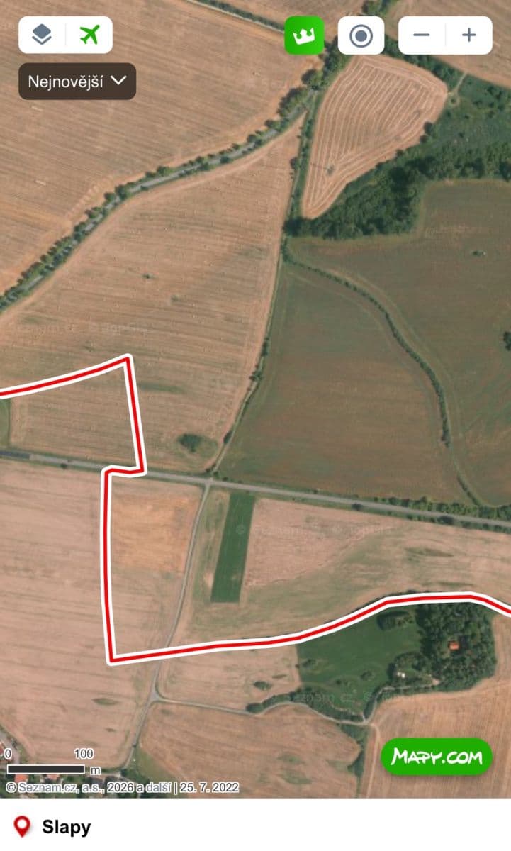 Prodej pozemku 8.321 m², Slapy, Středočeský kraj Prodej pozemku 8.321 m², Slapy, Středočeský kraj