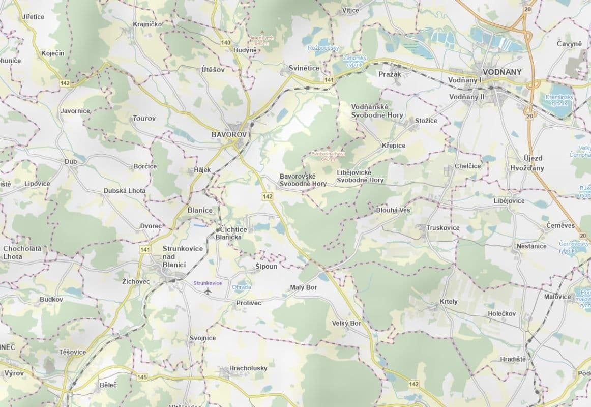 Prodej pozemku 1.026 m², Strunkovice nad Blanicí, Jihočeský kraj Prodej pozemku 1.026 m², Strunkovice nad Blanicí, Jihočeský kraj