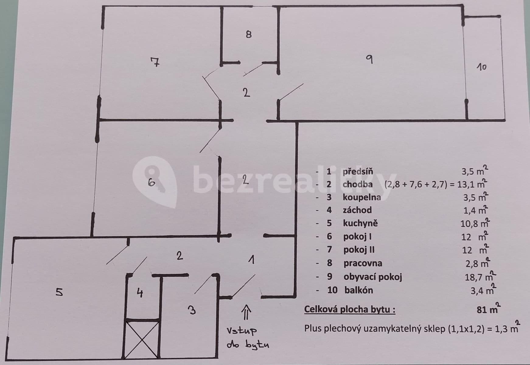 Pronájem bytu 3+1 80 m², Teyschlova, Brno, Jihomoravský kraj Pronájem bytu 3+1 80 m², Teyschlova, Brno, Jihomoravský kraj
