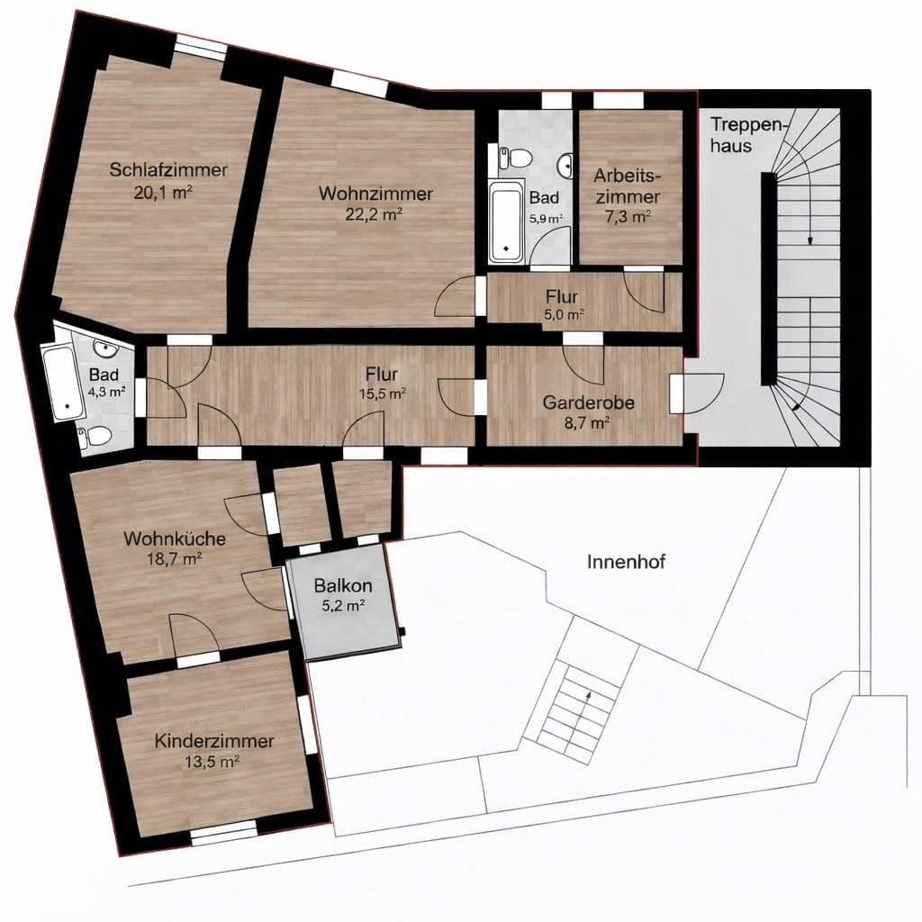 Pronájem bytu 4+kk 125 m², Mühlberg 3, Auerbach/Vogtland, Sasko Pronájem bytu 4+kk 125 m², Mühlberg 3, Auerbach/Vogtland, Sasko