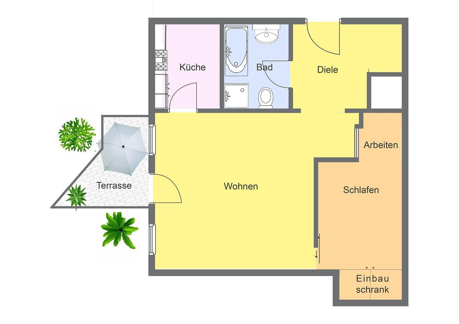 Pronájem bytu 2+1 72 m², Donaustrasse 20, Kelheim, Bavorsko Pronájem bytu 2+1 72 m², Donaustrasse 20, Kelheim, Bavorsko