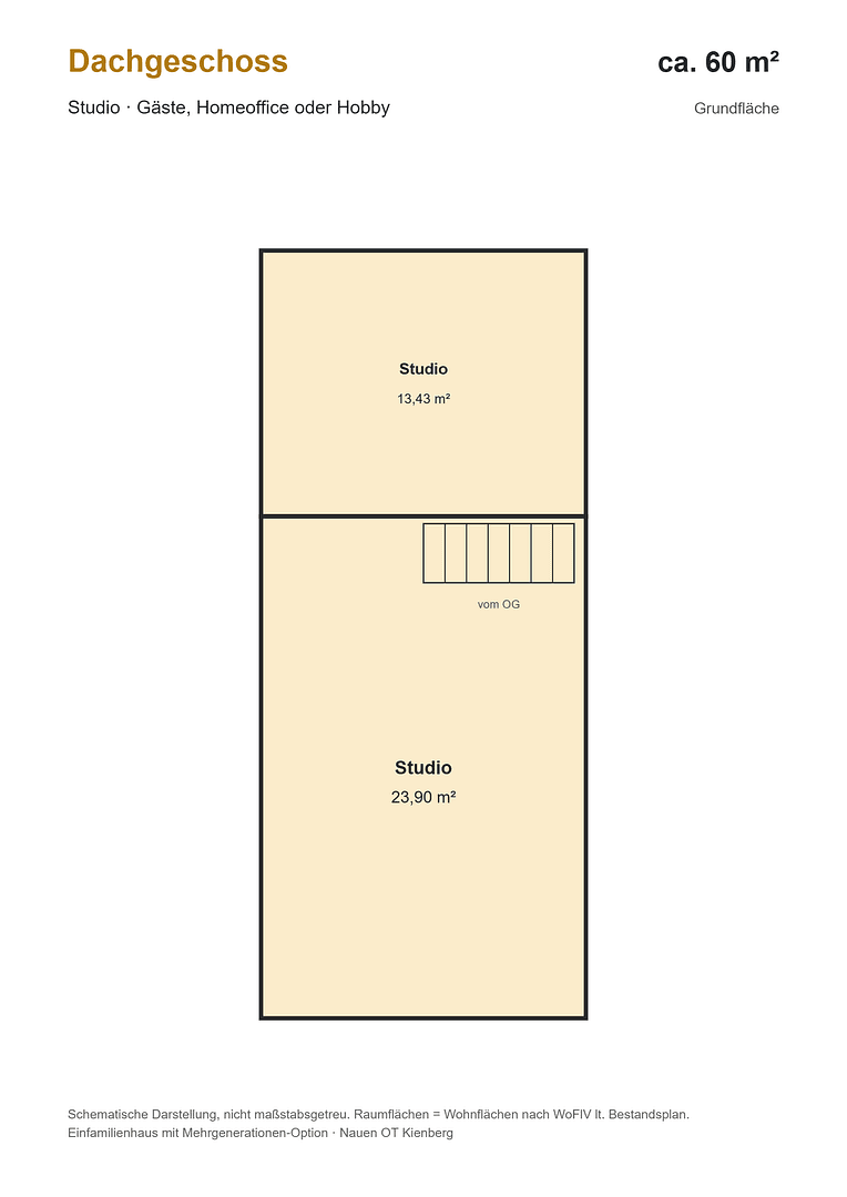 Prodej domu 235 m², pozemek 1.977 m², Dorfstr. 35, OT Kienberg, Nauen, Braniborsko Prodej domu 235 m², pozemek 1.977 m², Dorfstr. 35, OT Kienberg, Nauen, Braniborsko