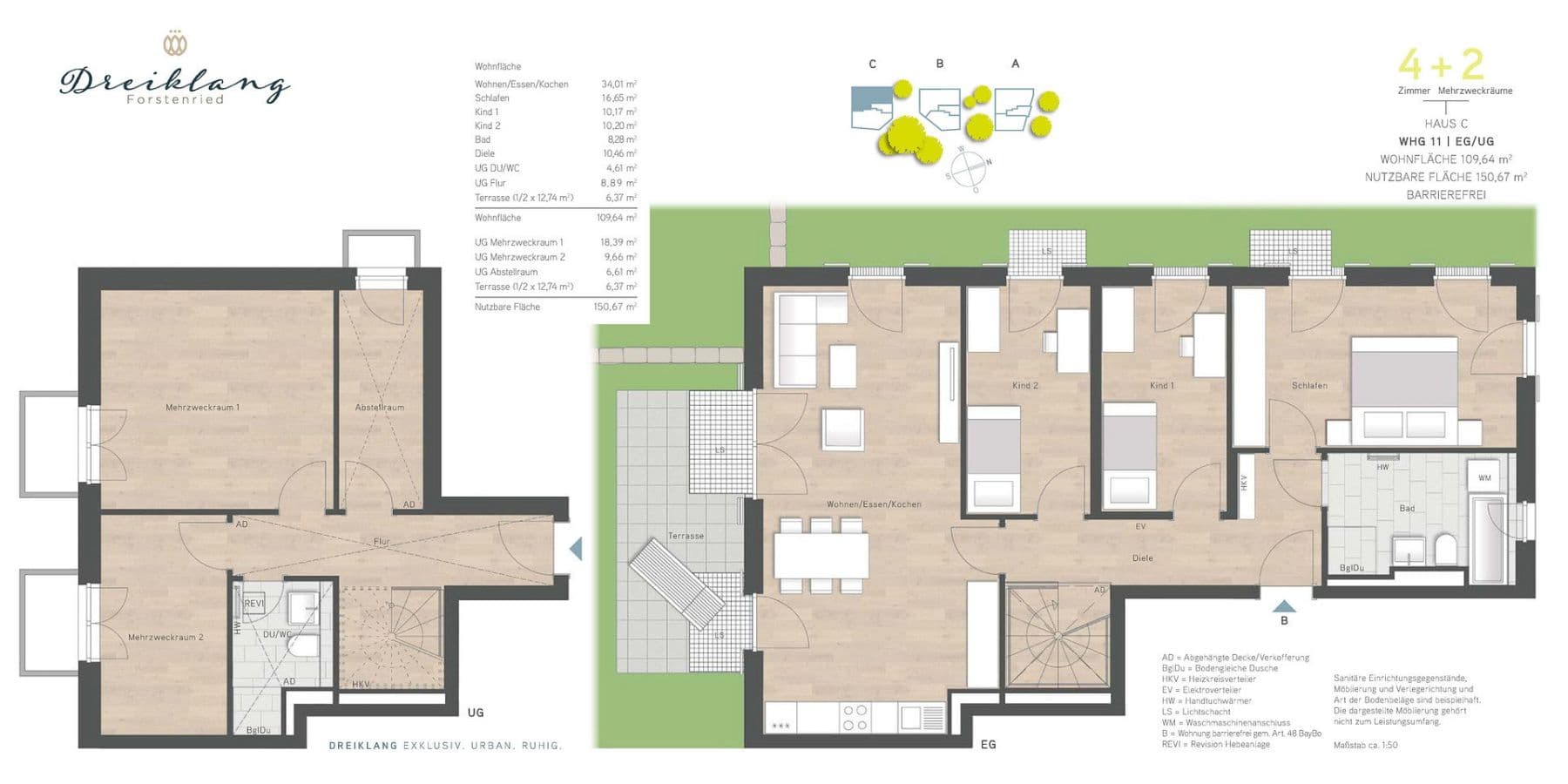 Prodej bytu 6+1 124 m², Bauweberstraße 1c, München Forstenried, Bavorsko Prodej bytu 6+1 124 m², Bauweberstraße 1c, München Forstenried, Bavorsko