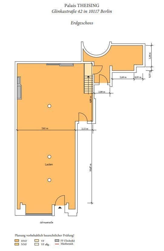 Pronájem nebytového prostoru 155 m², Berlin, Berlín Pronájem nebytového prostoru 155 m², Berlin, Berlín