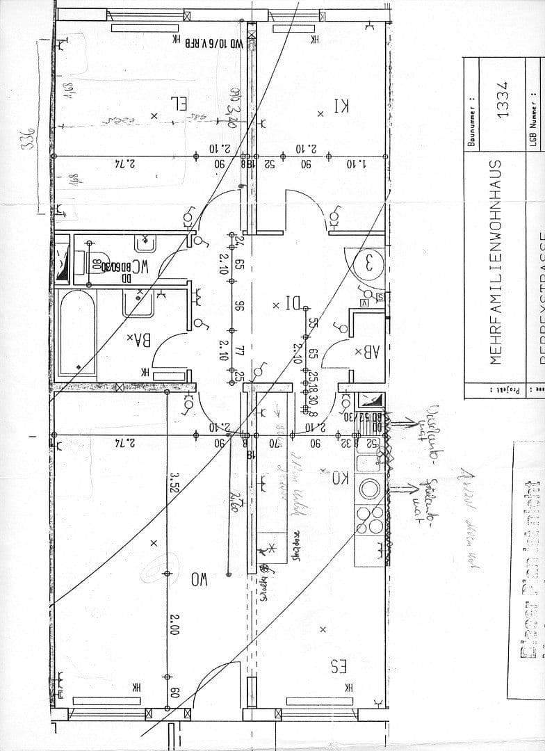 Prodej bytu 3+kk 86 m², Perreystraße 20, Mannheim, Bádensko-Württembersko Prodej bytu 3+kk 86 m², Perreystraße 20, Mannheim, Bádensko-Württembersko