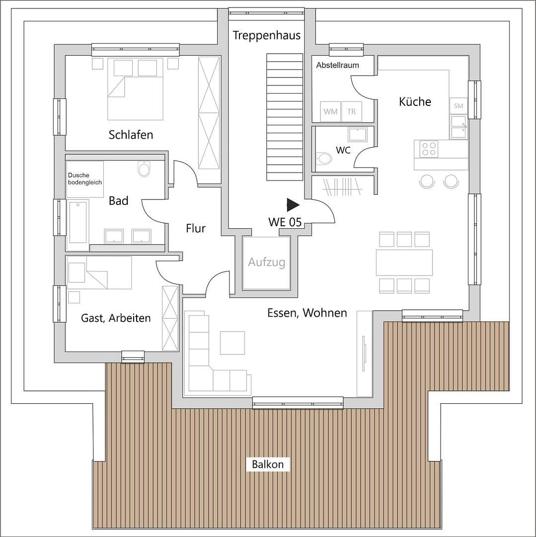 Pronájem bytu 98 m², Neunkirchen-Seelscheid, Severní Porýní-Vestfálsko Pronájem bytu 98 m², Neunkirchen-Seelscheid, Severní Porýní-Vestfálsko