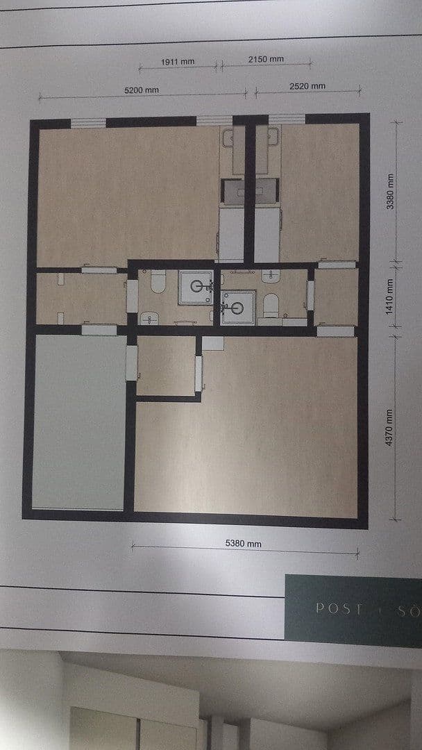 Pronájem bytu 1+1 27 m², Wuppertal, Severní Porýní-Vestfálsko Pronájem bytu 1+1 27 m², Wuppertal, Severní Porýní-Vestfálsko
