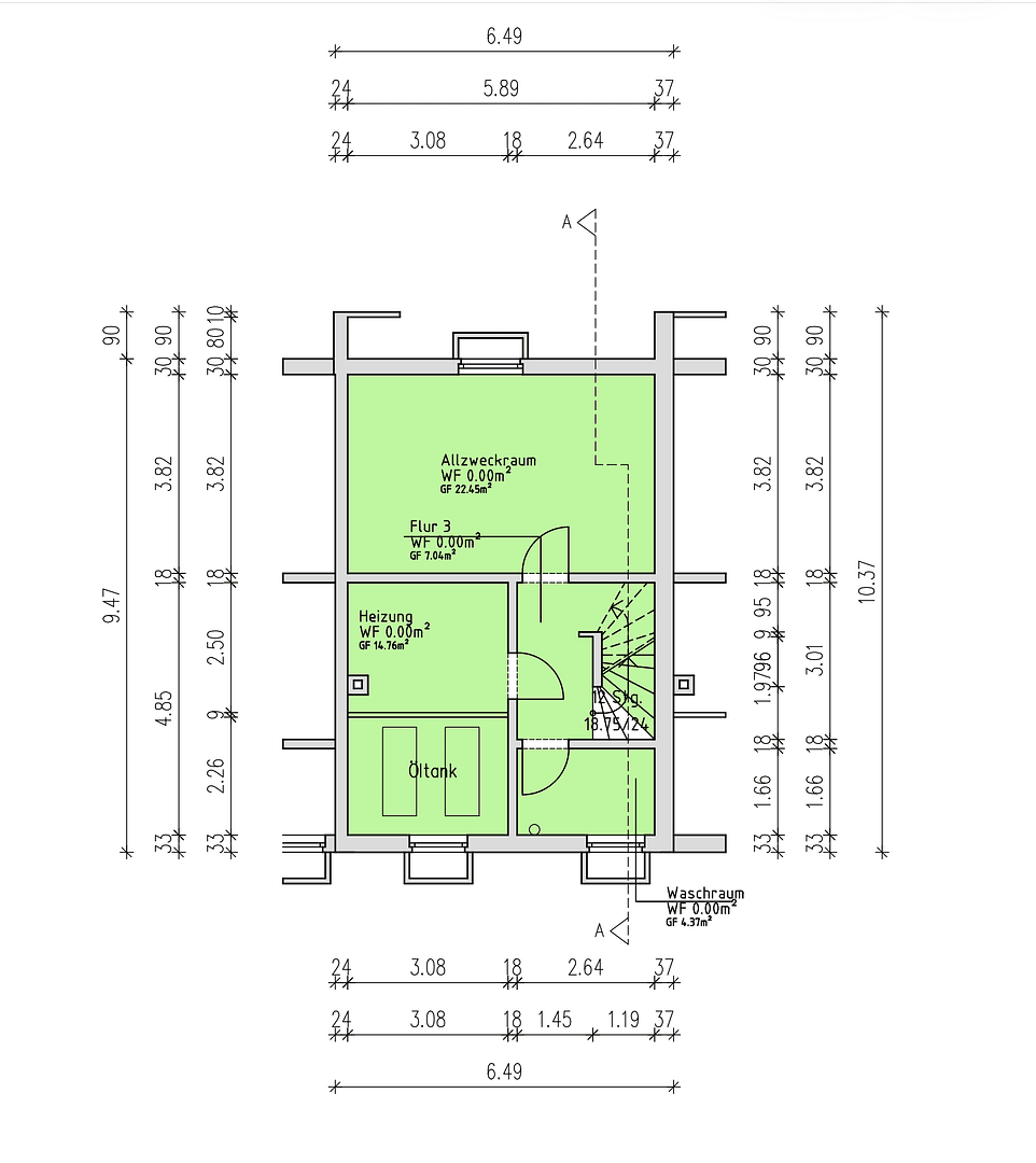 Pronájem domu 95 m², pozemek 243 m², Am Rehmenfeld, Zeven, Dolní Sasko Pronájem domu 95 m², pozemek 243 m², Am Rehmenfeld, Zeven, Dolní Sasko