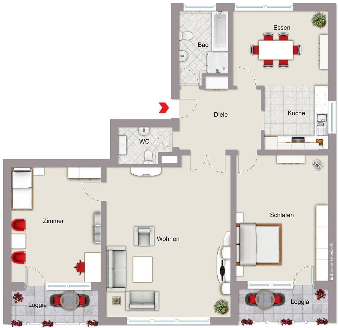 Pronájem bytu 3+kk 123 m², Elberferlderstr. 103, Hilden, Severní Porýní-Vestfálsko Pronájem bytu 3+kk 123 m², Elberferlderstr. 103, Hilden, Severní Porýní-Vestfálsko