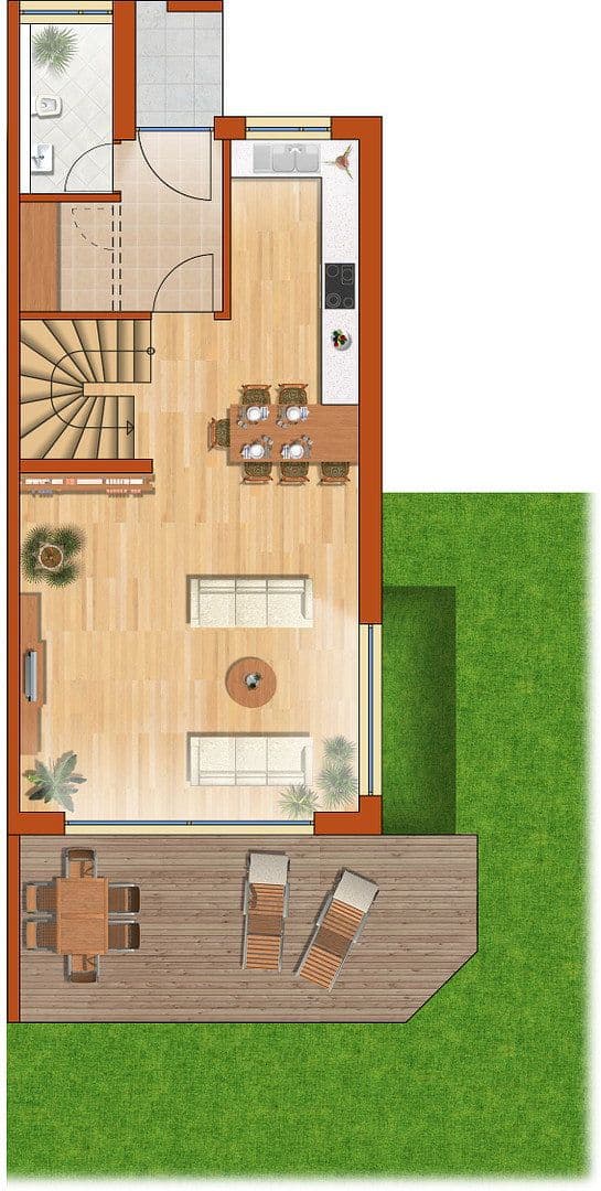 Pronájem domu 152 m², pozemek 374 m², Kirchstr. 10 c, Landsberied, Bavorsko Pronájem domu 152 m², pozemek 374 m², Kirchstr. 10 c, Landsberied, Bavorsko