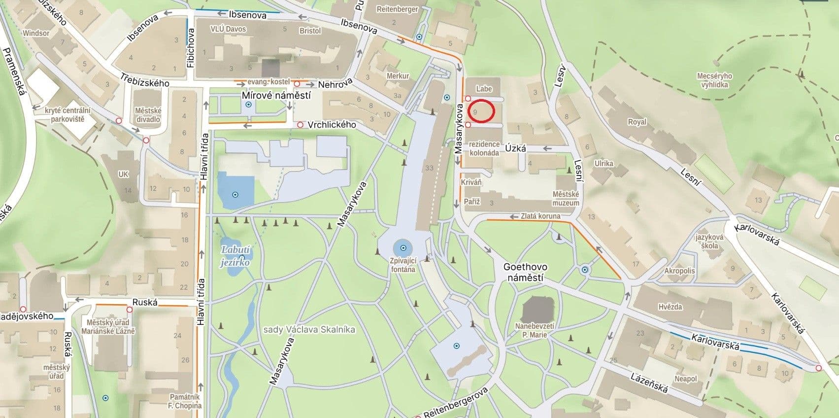 Pronájem bytu 1+kk 23 m², Mariánské Lázně, Karlovarský kraj Pronájem bytu 1+kk 23 m², Mariánské Lázně, Karlovarský kraj