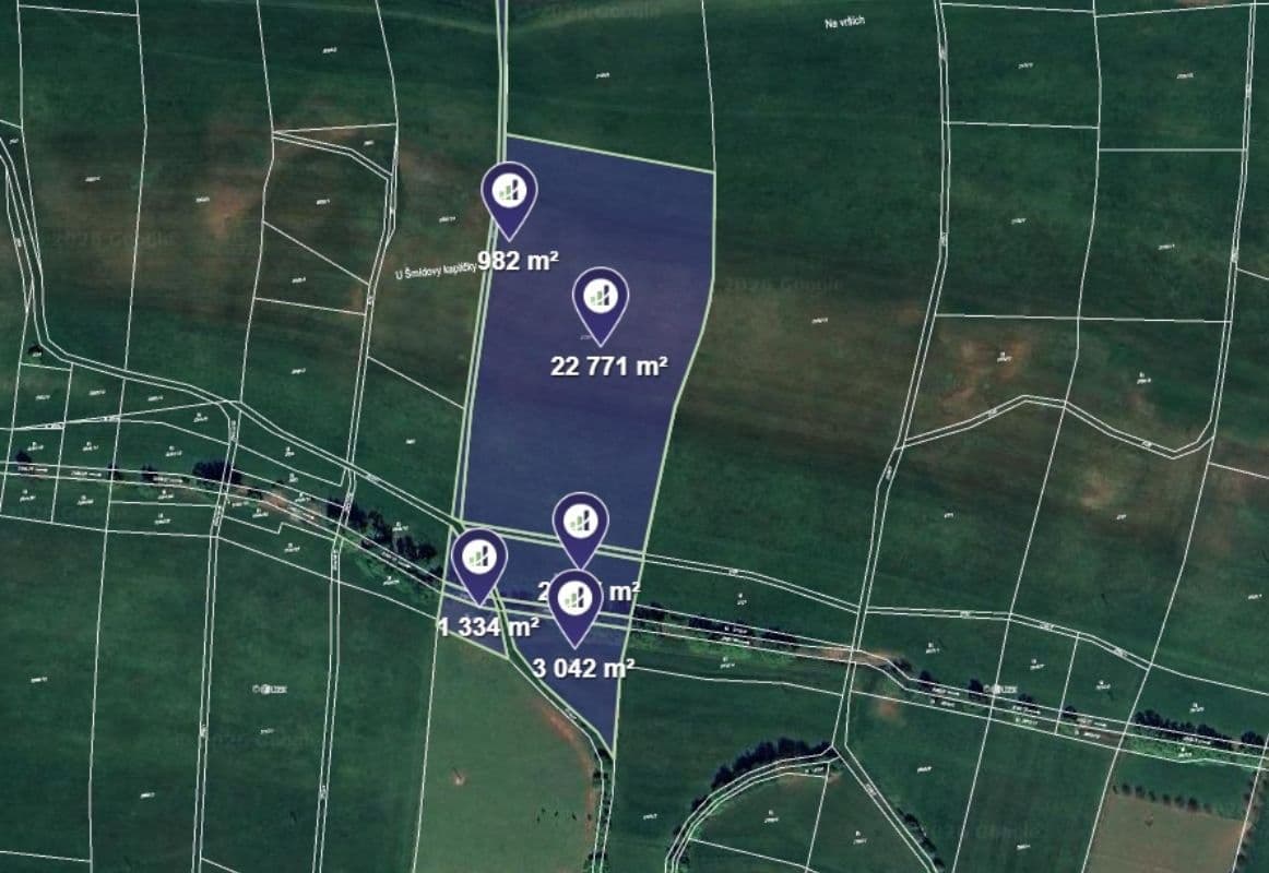 Prodej pozemku 31.126 m², Čistá u Horek, Liberecký kraj Prodej pozemku 31.126 m², Čistá u Horek, Liberecký kraj