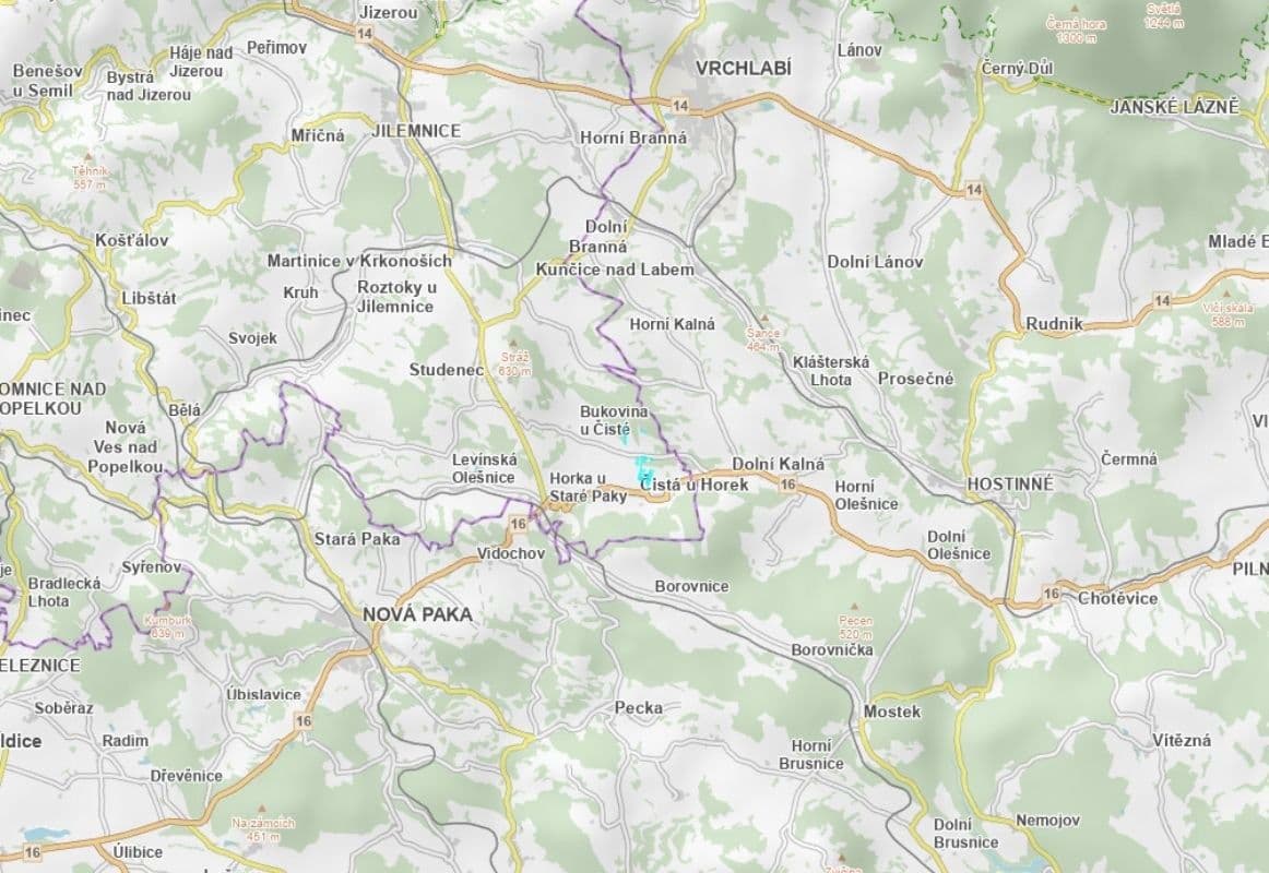 Prodej pozemku 31.126 m², Čistá u Horek, Liberecký kraj Prodej pozemku 31.126 m², Čistá u Horek, Liberecký kraj