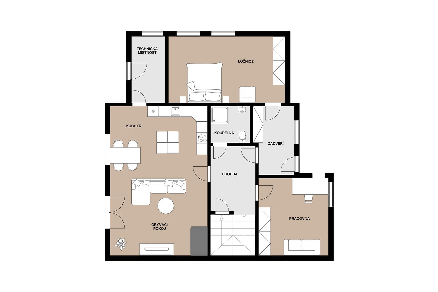 Prodej domu 215 m², pozemek 473 m², Křemelná, Křelov-Břuchotín, Olomoucký kraj Prodej domu 215 m², pozemek 473 m², Křemelná, Křelov-Břuchotín, Olomoucký kraj