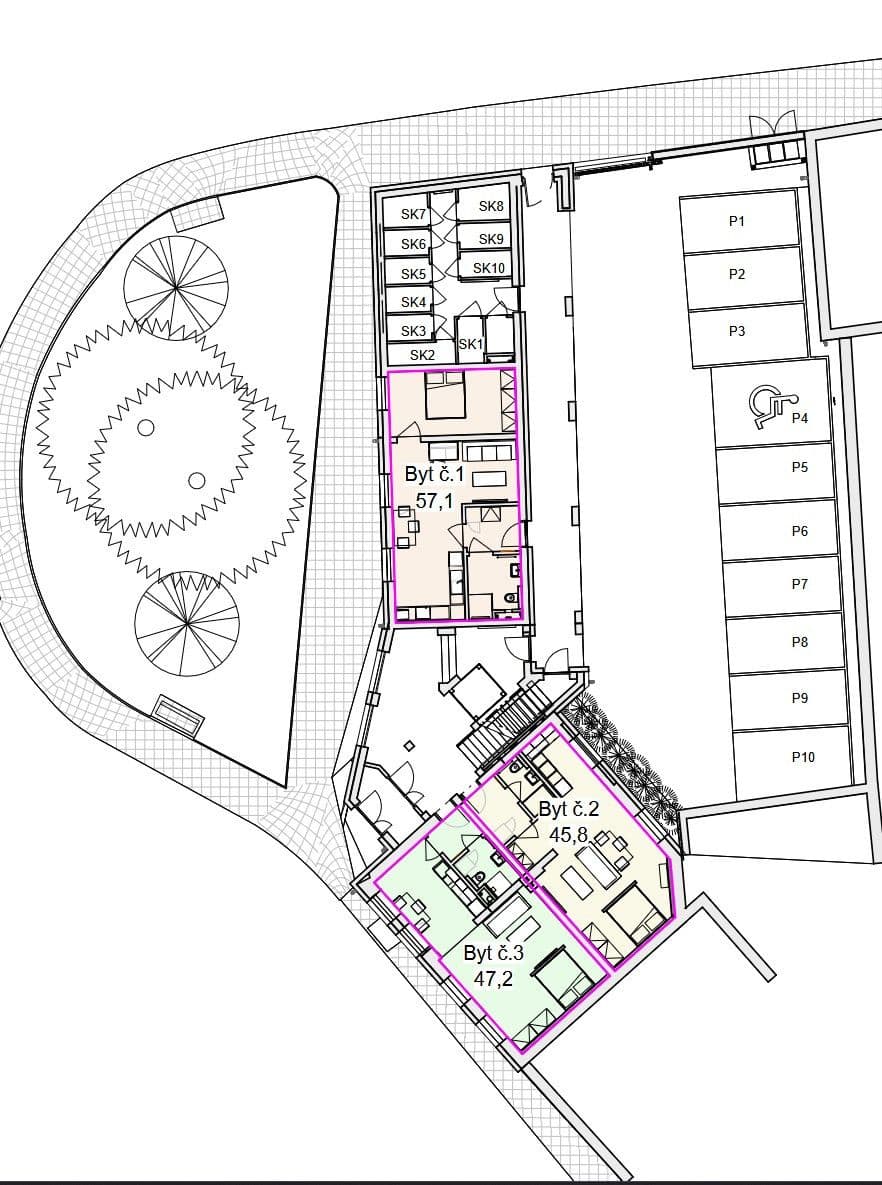 Prodej bytu 2+kk 53 m², Mostecká, Dobřany, Plzeňský kraj Prodej bytu 2+kk 53 m², Mostecká, Dobřany, Plzeňský kraj
