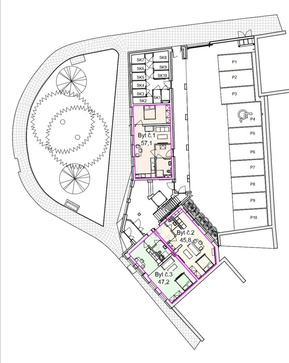 Prodej bytu 1+kk 44 m², Mostecká, Dobřany, Plzeňský kraj Prodej bytu 1+kk 44 m², Mostecká, Dobřany, Plzeňský kraj