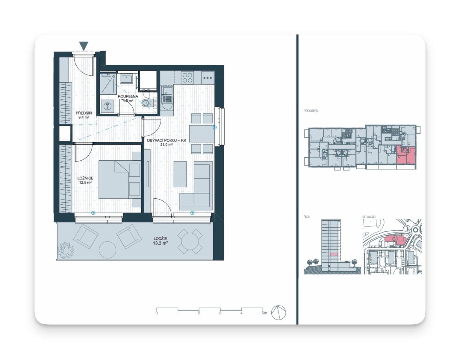 Pronájem bytu 2+kk 64 m², Waltariho, Praha, Praha Pronájem bytu 2+kk 64 m², Waltariho, Praha, Praha