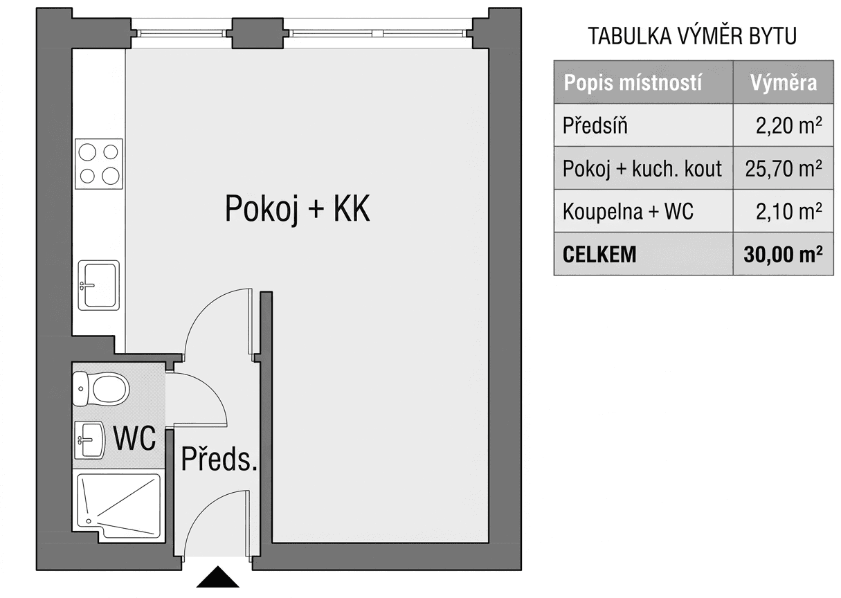 Pronájem bytu 1+kk 30 m², Šestajovická, Praha, Praha Pronájem bytu 1+kk 30 m², Šestajovická, Praha, Praha
