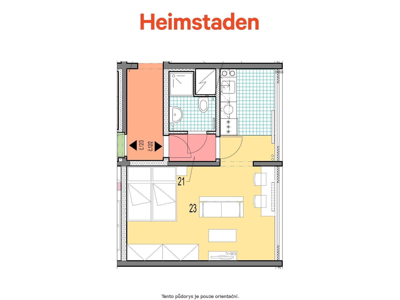 Pronájem bytu 1+kk 35 m², Slovenská, Karviná, Moravskoslezský kraj Pronájem bytu 1+kk 35 m², Slovenská, Karviná, Moravskoslezský kraj