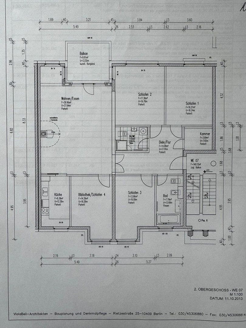 Prodej bytu 5+1 141 m², Berlin, Berlín Prodej bytu 5+1 141 m², Berlin, Berlín