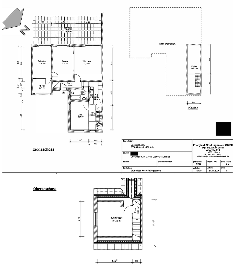 Prodej domu 124 m², pozemek 400 m², Dockstraße 25, Lübeck-Kücknitz, Šlesvicko-Holštýnsko Prodej domu 124 m², pozemek 400 m², Dockstraße 25, Lübeck-Kücknitz, Šlesvicko-Holštýnsko