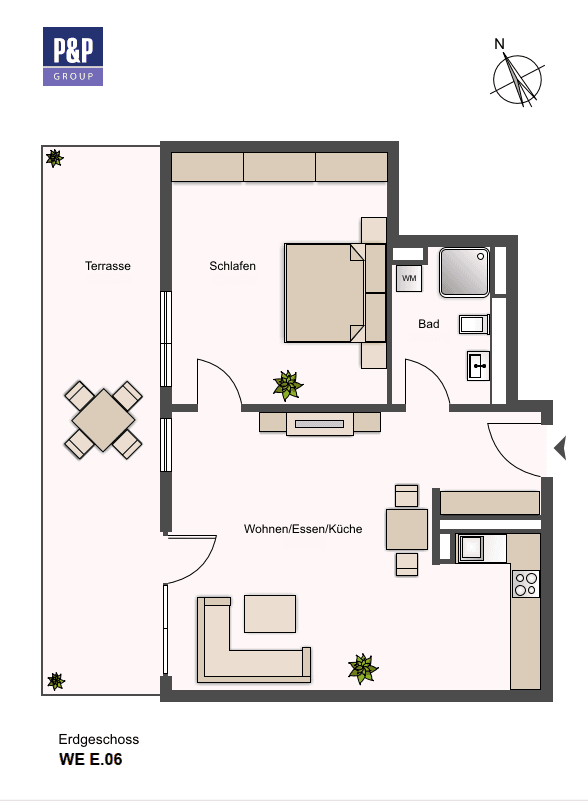 Pronájem bytu 2+1 61 m², Lange Straße 65, Fürth, Bavorsko Pronájem bytu 2+1 61 m², Lange Straße 65, Fürth, Bavorsko